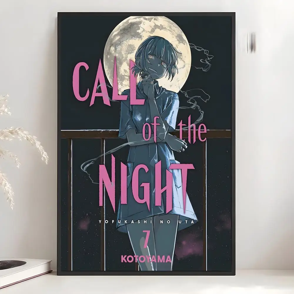 Anime Romance C-Call Of The Night Poster Art Wall Decor, Indoor Outdoor for Collectors