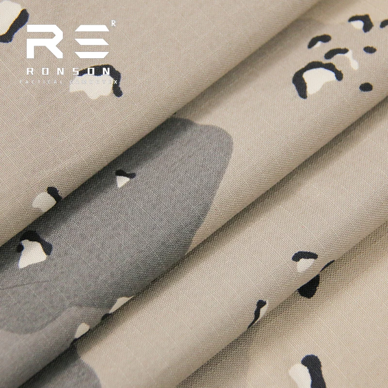 Лидер продаж, 50% нейлон, 50% хлопок, ткань Ripstop BDU Camouflage NYCO5050, тактическая ткань для униформы на складе