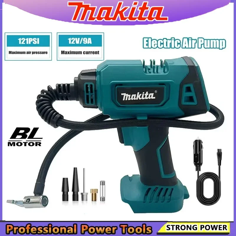 Makita 600mm Cordless Pompa di Aria Elettrica Portatile 12V Ricaricabile Compressore D'aria Tenuto In Mano Per Auto Per Batteria 18V