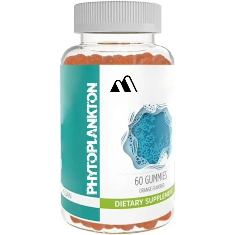 Vegan Life Nutrition Marine Phytoplankton Supplement, Orange Gummies (60 Gummies)