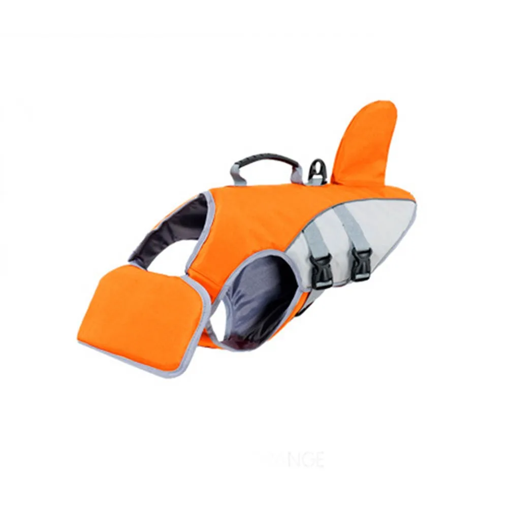 

Safety Dog Life Jacket Back Traction Hook Quick-release Buckle Pet Flotation Vest Water Protection Adjustable Strap