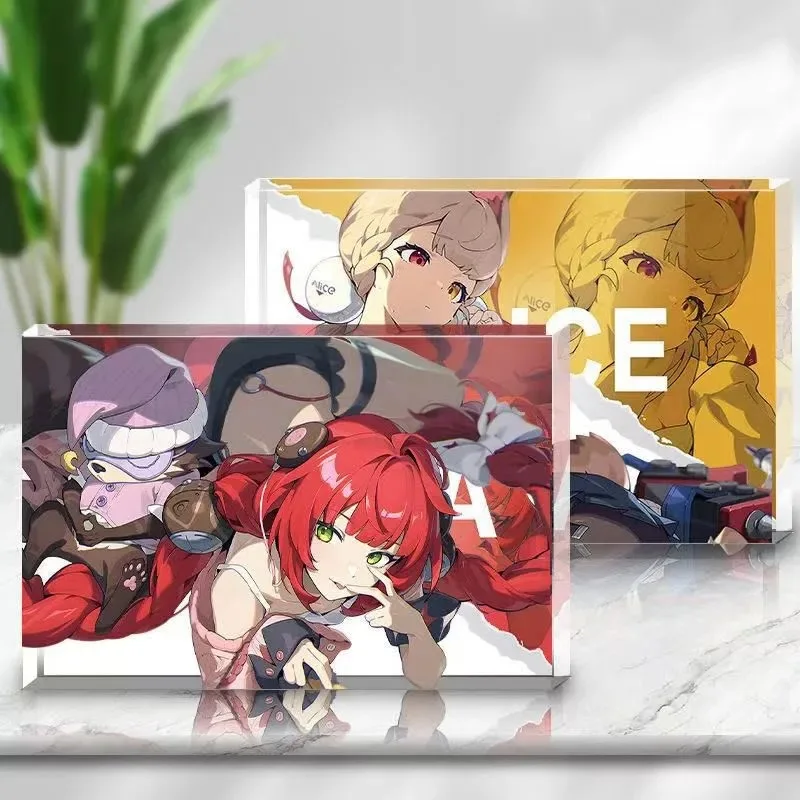 Absolute Zero Floating Wave Pomelo Leaf Alice 높은 투명 아크릴 벽돌 코스프레 스탠드 업 게임 주변 장치