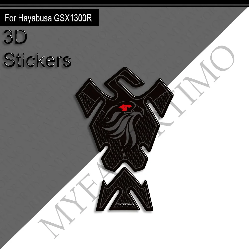 For Hayabusa GSX1300R  Fuel Tank Pad Sticker Motorcycle Tank Protector Decals Waterproof moto Accessories 2022 - 2025