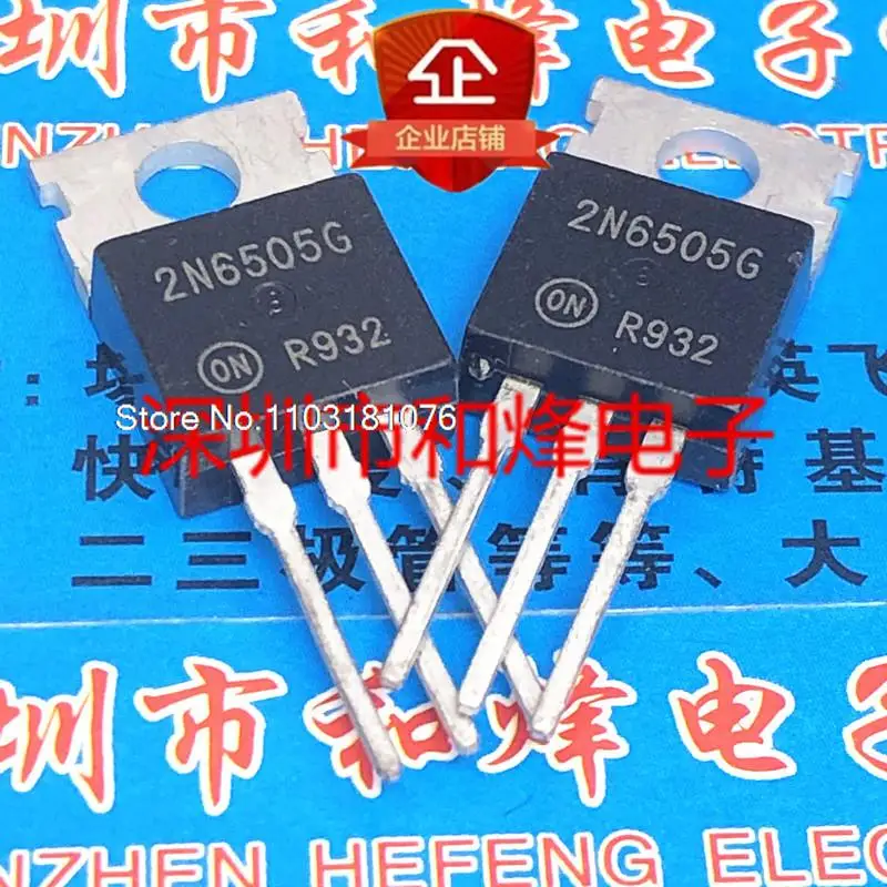 

2N6505G TO-220 100V 25A новый оригинальный стоковый чип питания