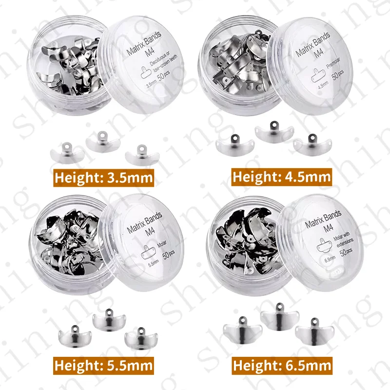 NEW Dental Matrix Bands Sectional Matrice Titanium Clamp Fit Palodent Plus Style - view 4