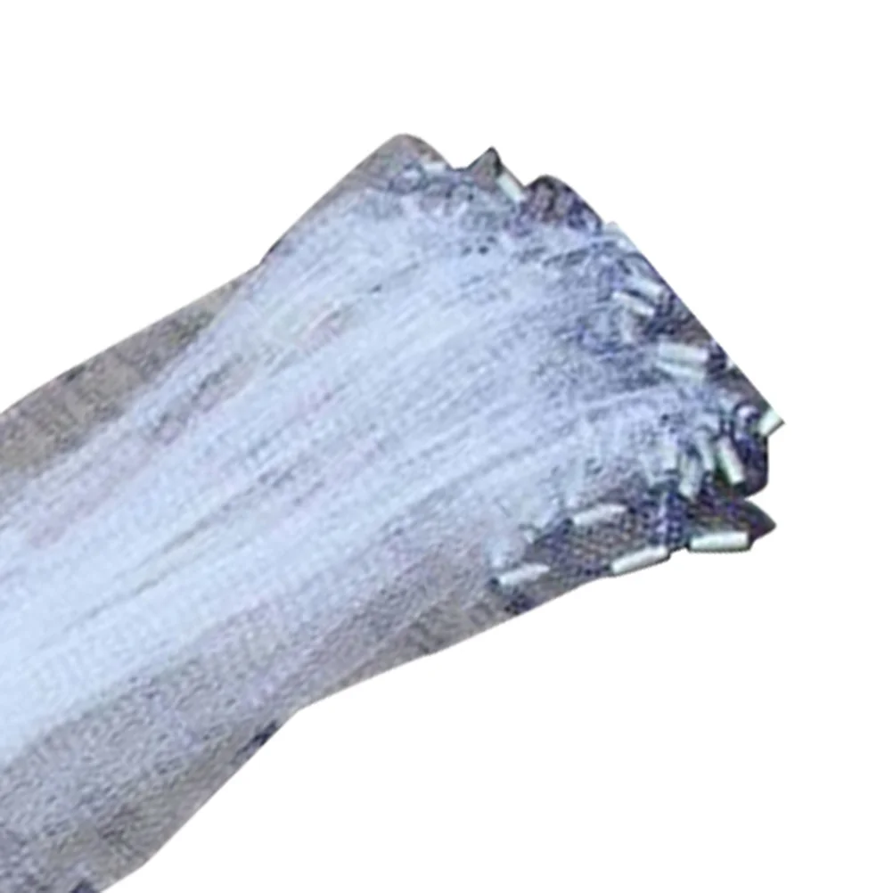 

Hand Throw Fishing Net Loop-Free High Strength Nylon Monofilament Small Mesh Fast Sink Galvanized Iron Weight Catch Network