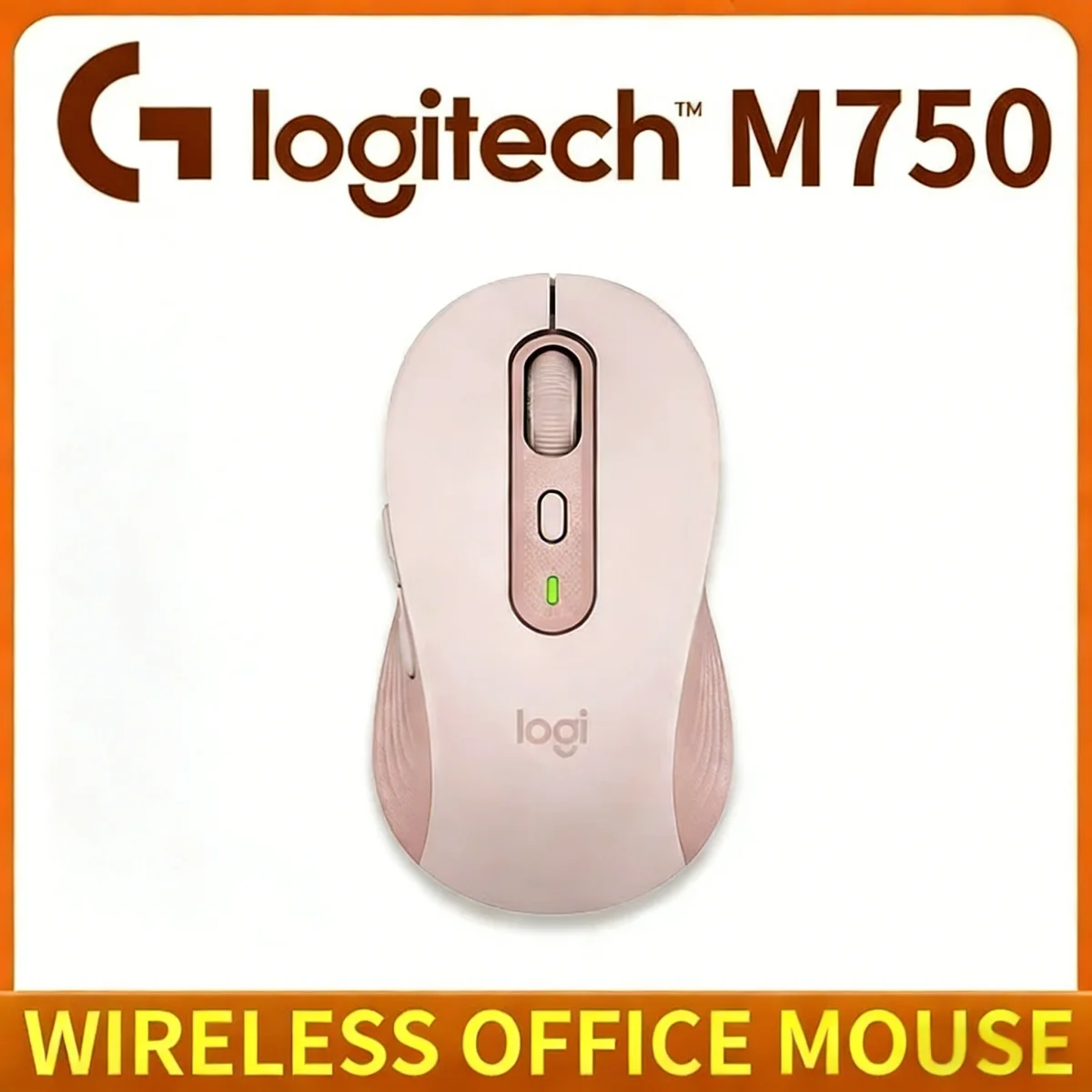 

Logitech M750+MK245 Wireless Mouse Ergonomic Design Multi Device Bluetooth and 2.4GHz Silent Click Office Home Computer Laptop