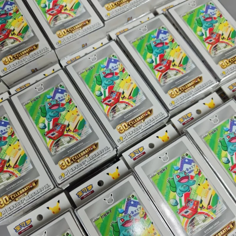 Hot Sale Original Chinese PokéMon Ptcg Card First Partner Sir Set  30th Anniversary Celebration Collectible Cards Birthday Gifts view 6