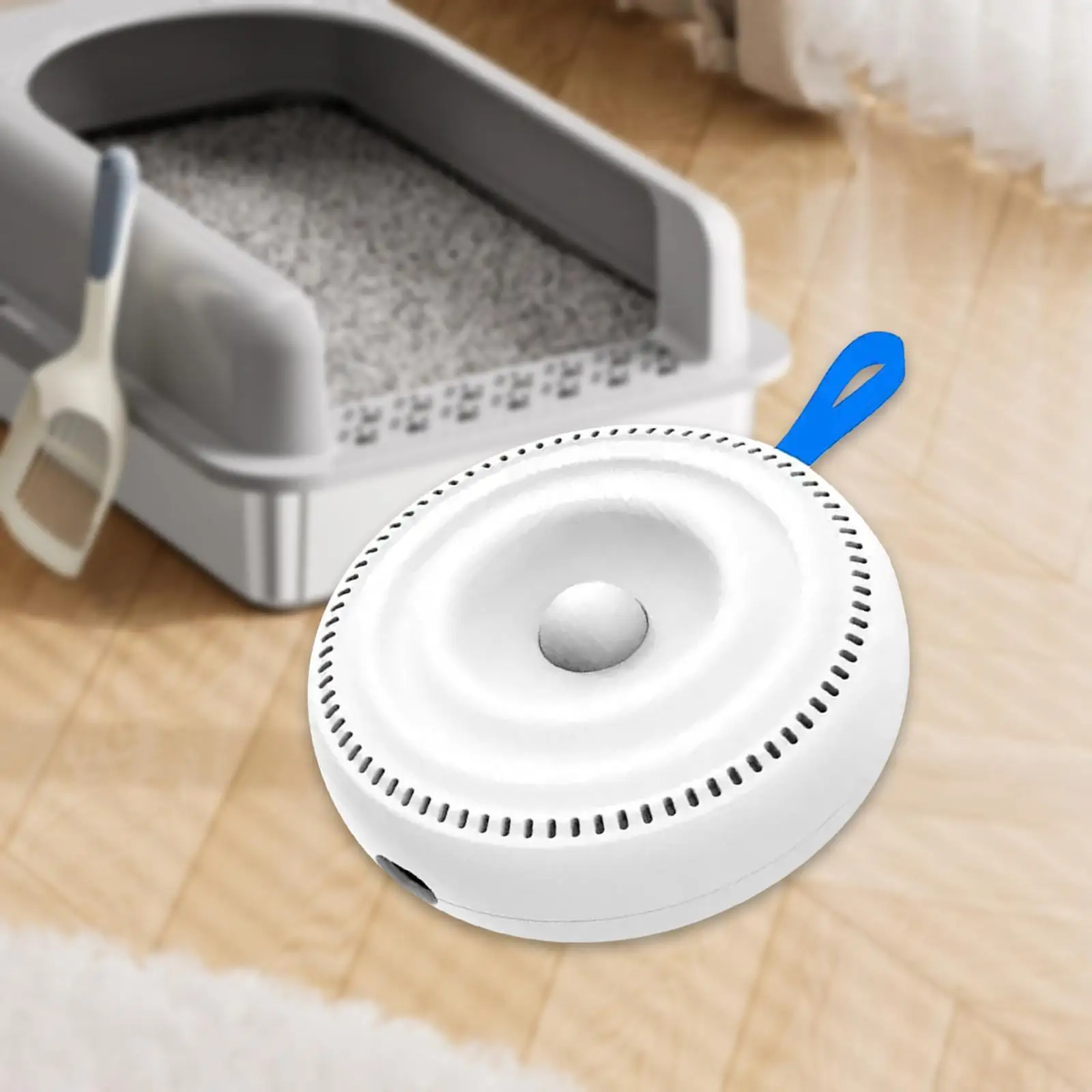 Умный кошачий туалет для удаления запаха, простой в использовании лоток для туалета с котенком, удобный умный очиститель запаха для кошачьего туалета для домашних кошек, собак, домик