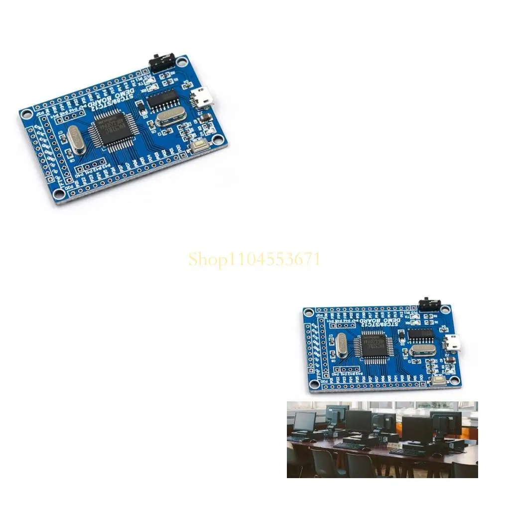 

Best Seller STC89C52 Plate Small 51 SCM Microcomputer Minimum System Board Development Board STC51 STC89C52RC