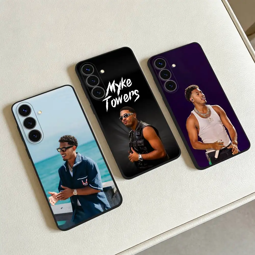 

M-Myke T-Towers For Samsung S25,S24,S21,S22,S23,S30,Ultra,S20,Plus,Fe,Lite,Note,10,9,5G Black Cover