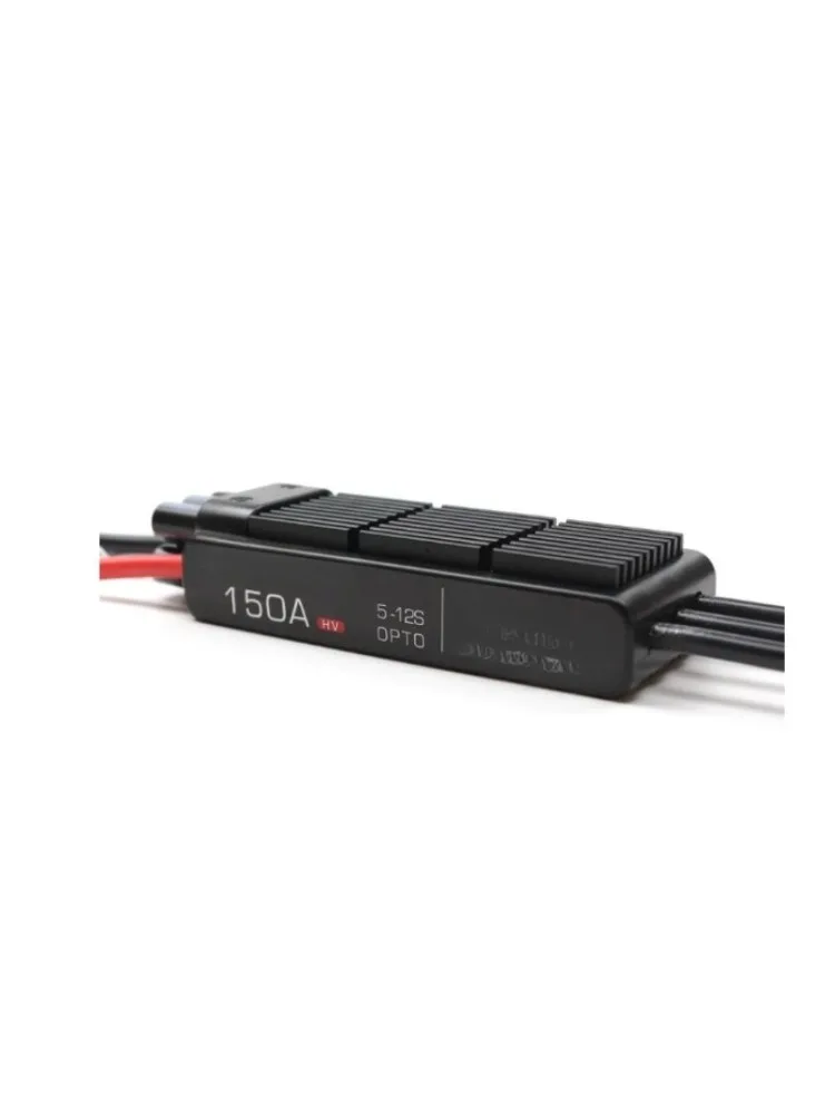 150A HV Brushless ESC 5-12S Electronic Speed Controller for Agricultural Drone Fixed Wing RC EDF Model