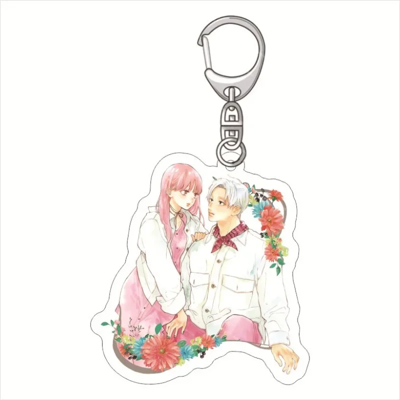 Anime A Sign of Affection Acrylic Keychain Decoration Bag Car Keychain Pendant Accessories Jewelry Gifts for Fans Friends