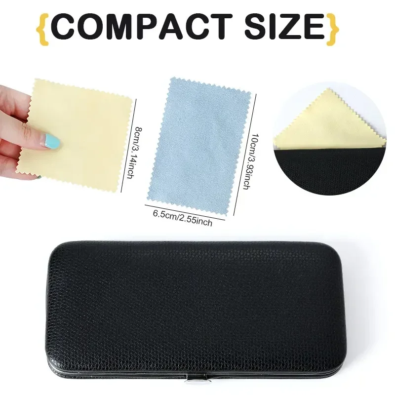 10-50 قطعة قماش تلميع الفضة قماش تنظيف المجوهرات مناديل ناعمة نظيفة غير سامة مزيل تشويه للمجوهرات عملات المعدنية Watcch #6