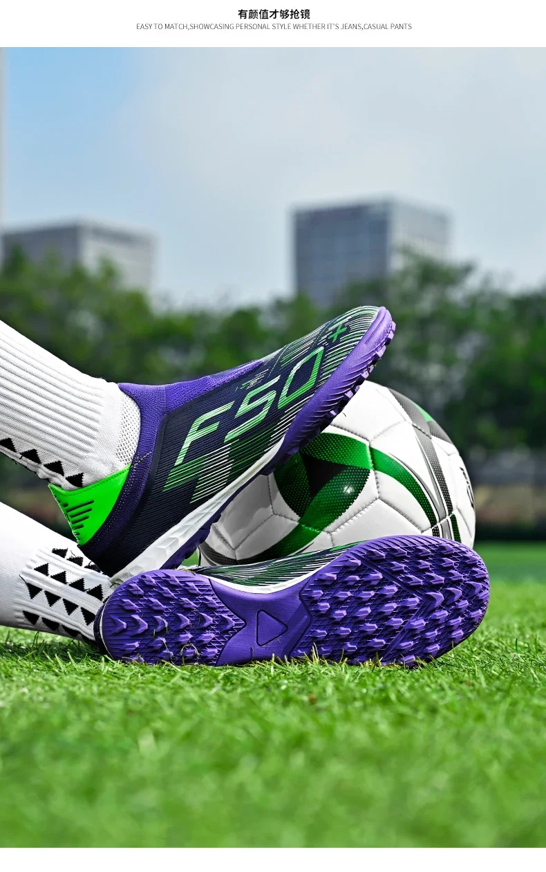 Neue ultraleichte Fußballschuhe für Herren, hochwertige, stark nachgefragte, professionelle Unisex-Fußballschuhe für Damen, TF/FG-Fußballstiefel, Futsal-Sneaker – Detail 22