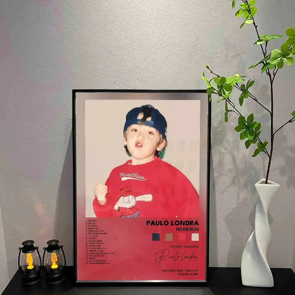 Póster de P-Paulo L-Londra, álbum de música, lienzo impreso, arte de pared, decoración de habitación, impresión artística de pared, decoración del hogar, habitación de 50x70