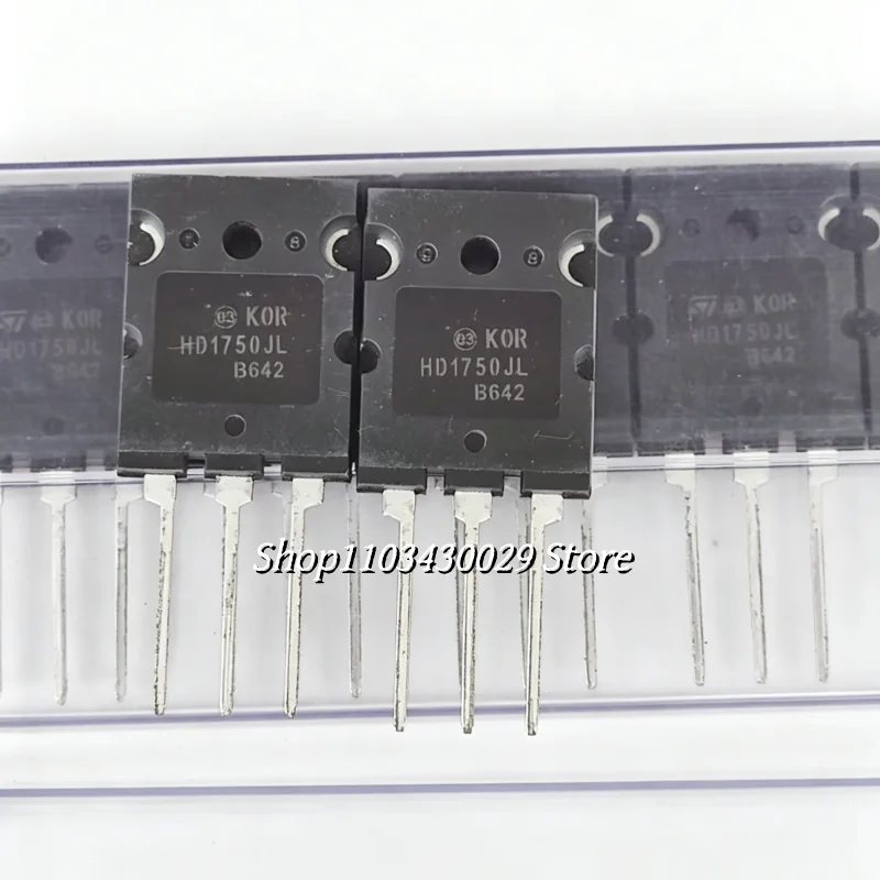 10pcs HD1750JL TO‑264 Electronic Component for Power Supply Circuit Replacement PartsHigh Voltage NPN Power Transistor