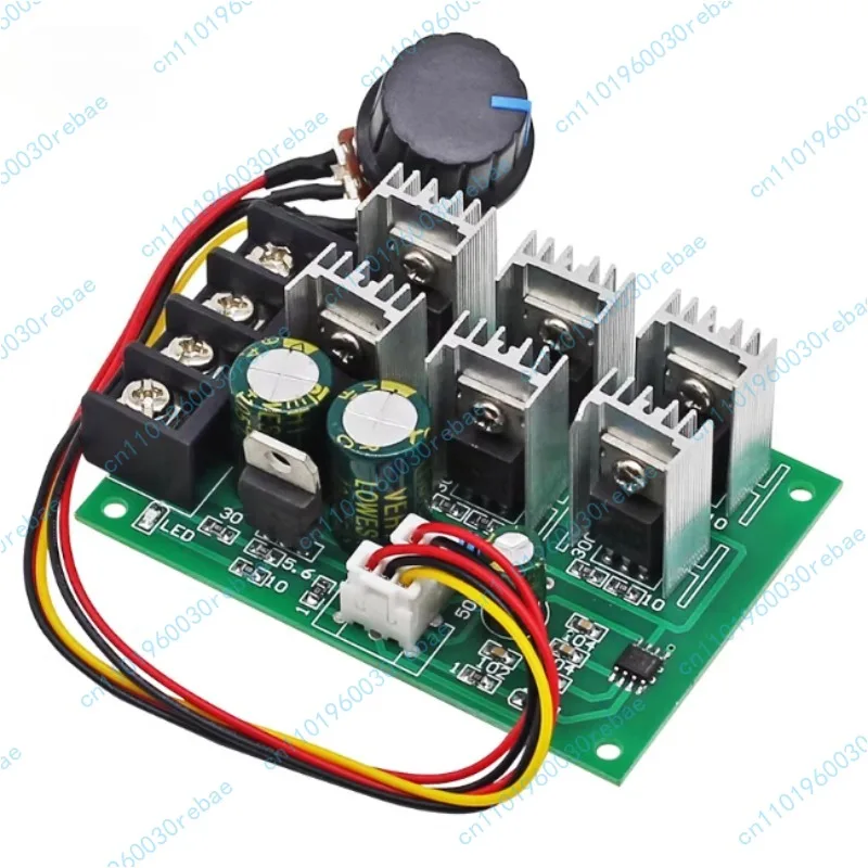PWM DC Motor Speed Controller 40A High Power Motor Driver 12V24V36V48V Electronic Variable Speed Module
