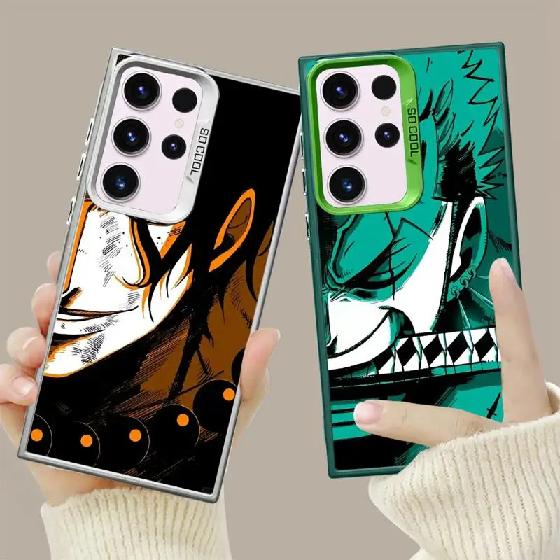 Anime One P-Piece Case for Samsung Galaxy S23 Ultra S20 FE S24 Ultra Note 20 S20 S22 Plus S21 FE Soft Luxury Cover