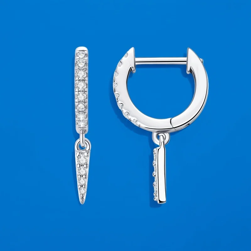 

D Color Fringed Tassel Earrings S925 Silver Viral Trend Jewelry Free Gift Morandi Style Boho Ear Clips Unconventional