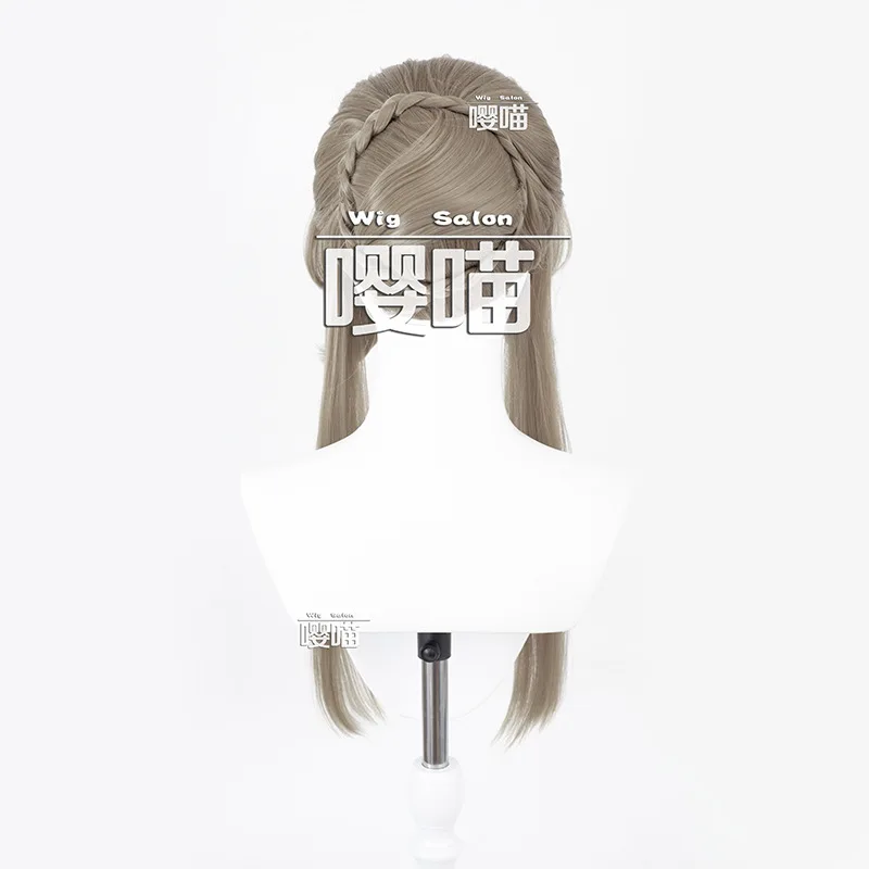 لعبة جينشين إمباكت ساندرون شعر مستعار تأثيري ماريونيت شعر أشقر أحد عشر فاتوي هاربينجرز دعائم حفلات الهالوين للنساء والفتيات