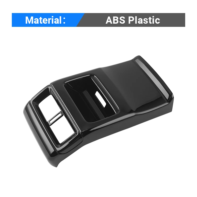 ABS Car Interior Rear Armrest Air Outlet Trim Panel Pad Anti Kick Cover Sticker For Honda CR-V CRV 6th Gen 2023 2024 2025 Hybrid view 4