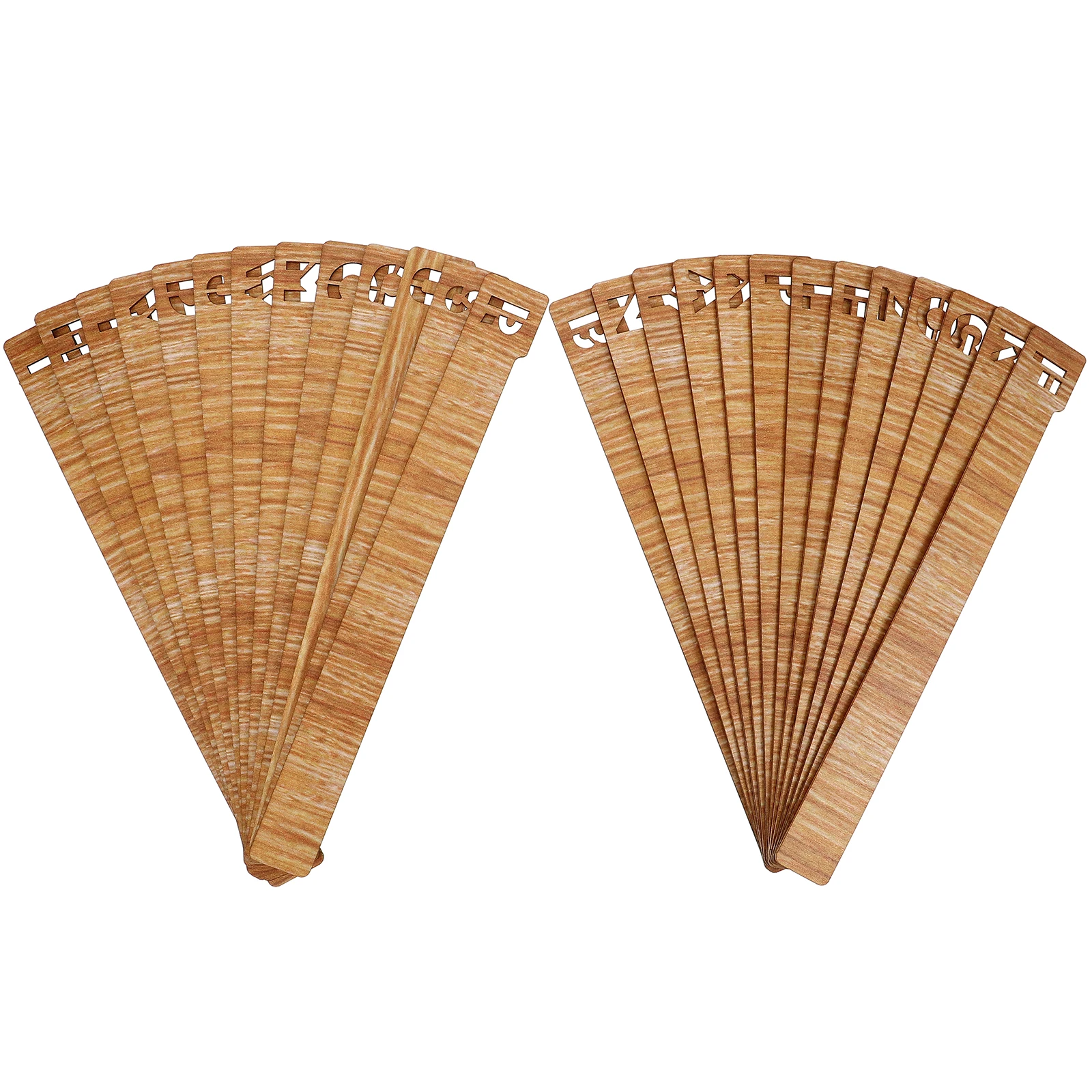 26 قطعة من الإشارات المرجعية للأبجدية الخشبية، هدايا تصنيف مكتبة فريدة من نوعها، مستلزمات تعليمية للتعرف على الحروف المحمولة