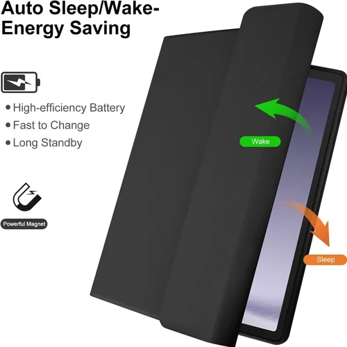 Imagen 2 del producto Funda para tableta Samsung Galaxy Tab S10 FE Plus de 13,1 pulgadas, funda de teclado desmontable para Tab S10 FE + 13,1 ""funda con portalápices