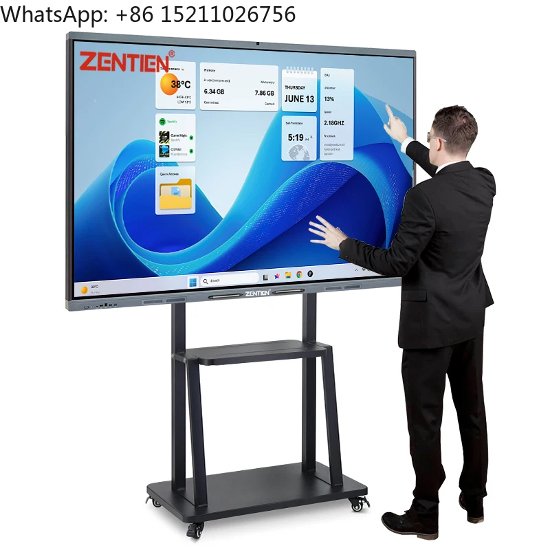 

All-in-One 55 65 75 86 Inch Digital Game Touch Screen Smart Board Whiteboard Interactive Board for School Meetings