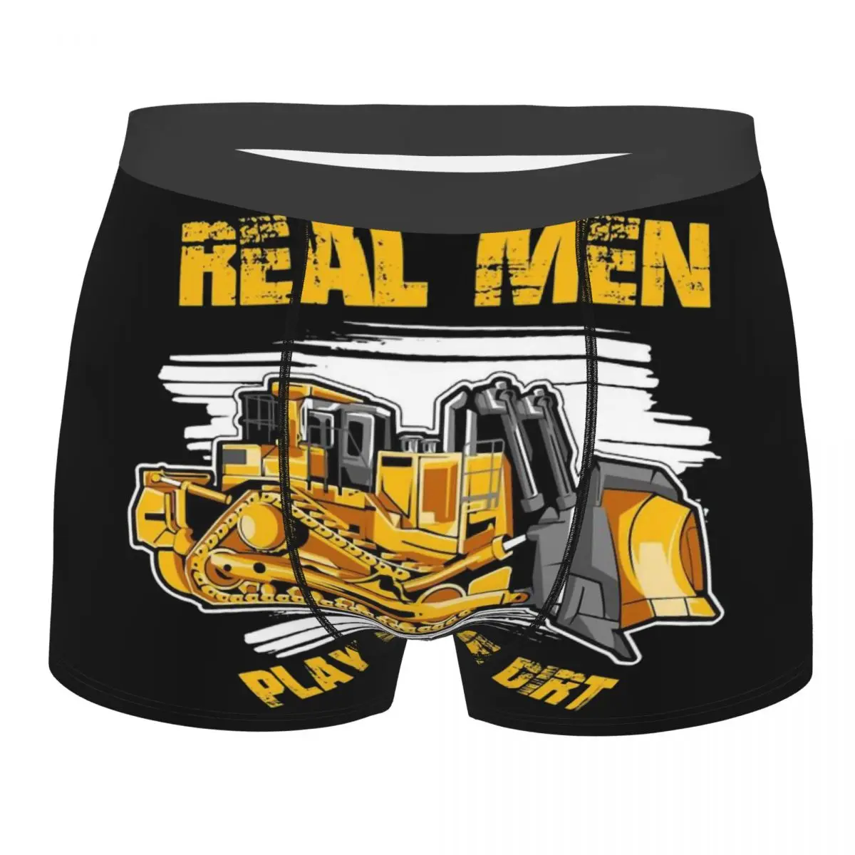 Heavy Equipment Operator Excavator Driver Man's Boxer Briefs Highly Breathable Underpants High Quality Print Shorts Gift Idea