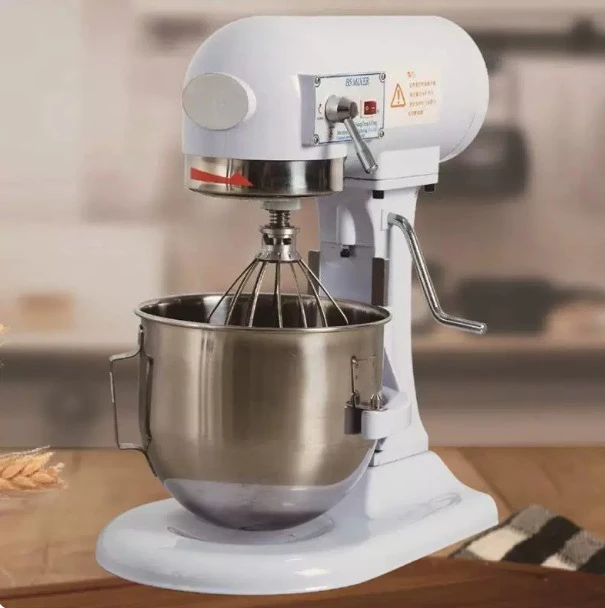 5L Multifunctional Commercial Electric Mixer, Stand Fresh Milk Whipping Machine For Cream, Bread Dough & Meat Stuff Mixing