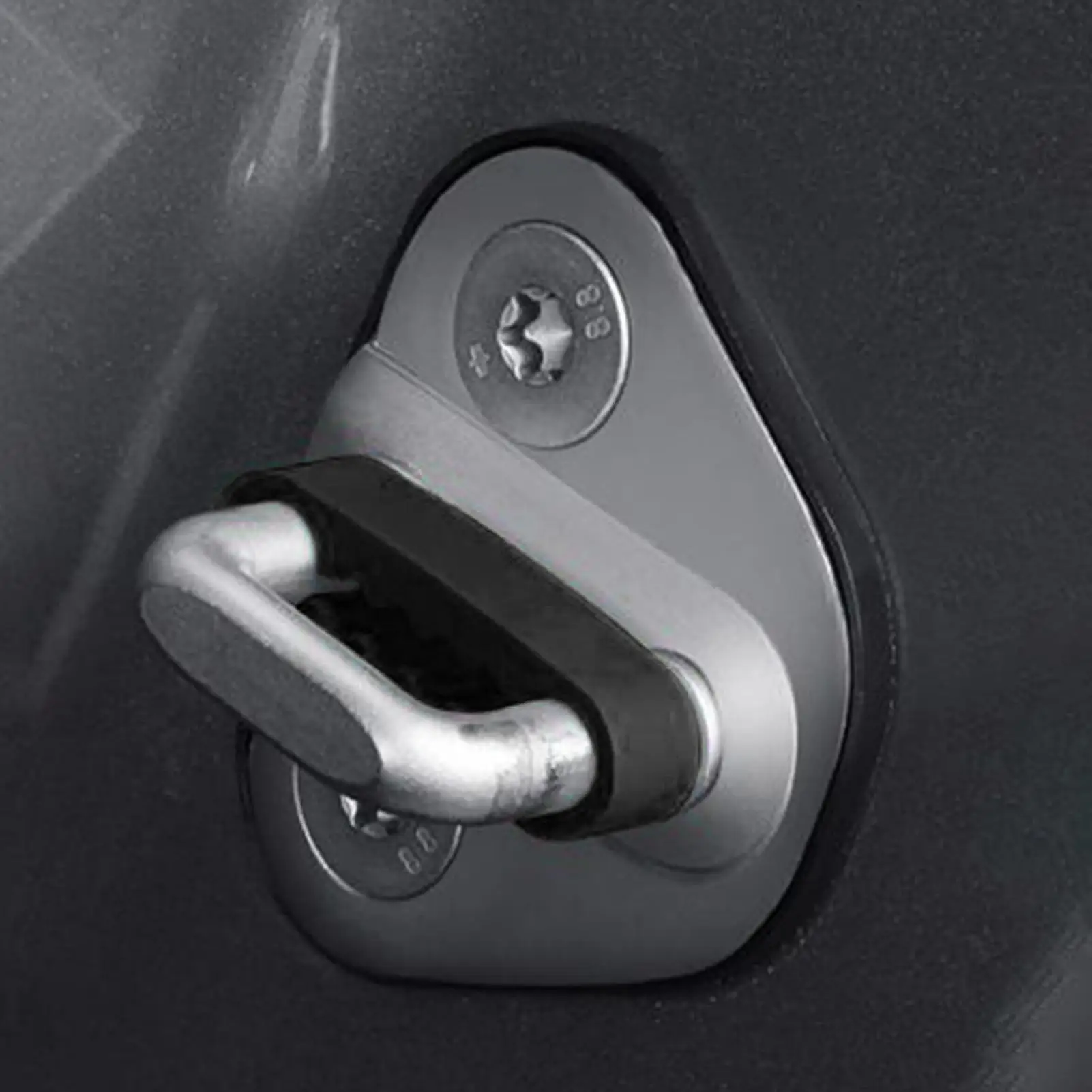 4pcs Car Door Lock Shock Pad Silicone Auto Door Lock Protection Cover Force Release Arm Design for Car Truck Door Latch
