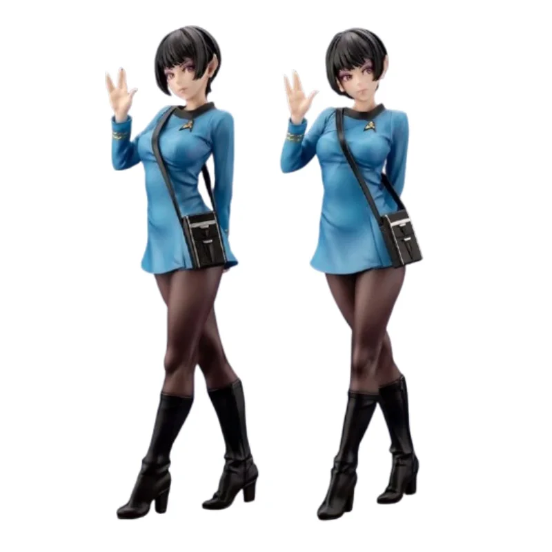 20cm Star Trek Figure Vulcan Anime Girl Figure Bishoujo Science Officer Command/Medical Officer Action Figure Model Doll Toy