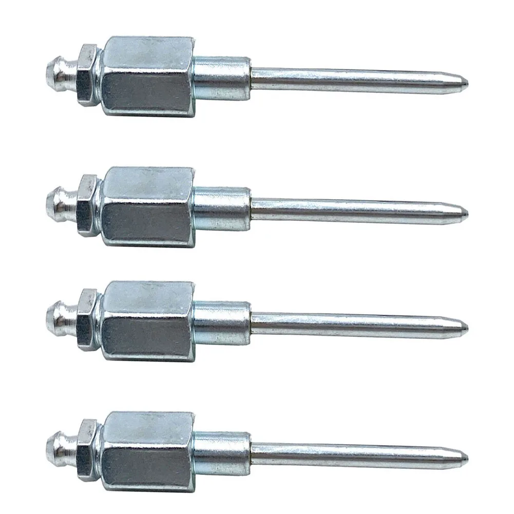 4pcs Grease Needles Grease Needle Nozzle With 1/8 Inch NPT Threads With Tips Sealed Refueling Removable Spray Oil Nozzle