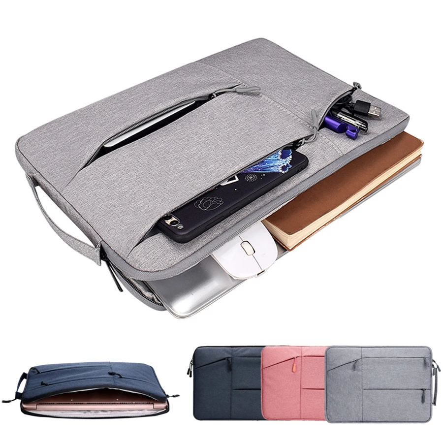 

Business Men's Briefcase for Huawei MateBook X Pro 2022 14.2 inch Multi-pockets Laptop Sleeve Bag for Macbook Air Pro 13.3 15 16