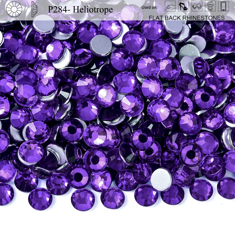 Oleeya P249-P296 kalte Fixierung Kristall Flatback Silber zurück nicht Hotfix Strass für Taschen Schuhe Kleidungs stück Telefon DIY Nail Art – Detail 11