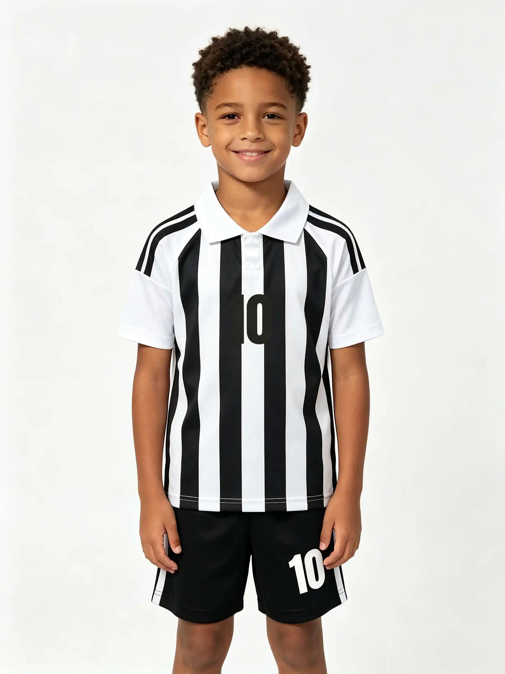 New 26/27 Unisex Blank Soccer 2‑Piece Set, Kids Adults Parent‑Child Kit, Custom No.1 7 8 9 10 for School Outdoor Team Sports