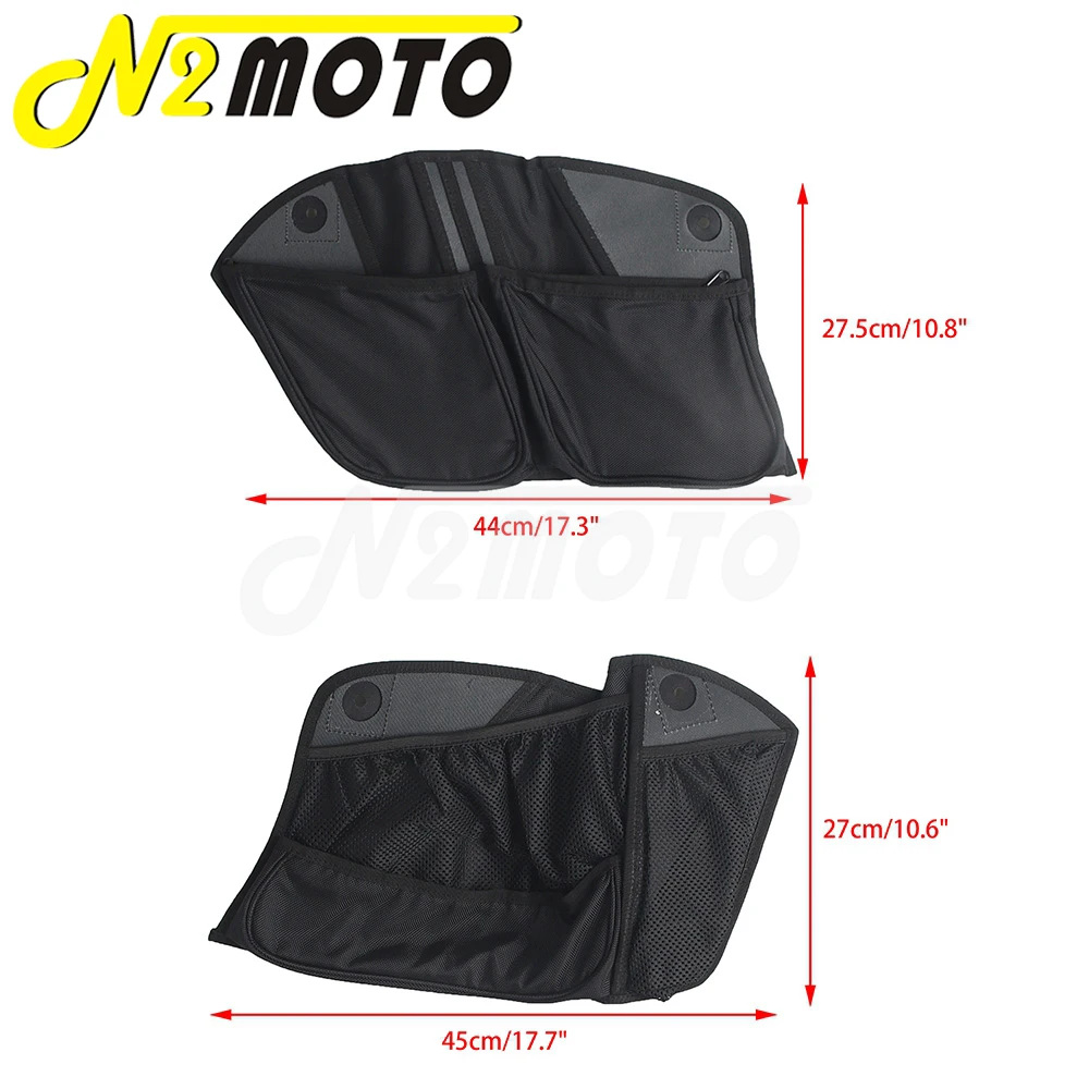 Motorcycle Saddlebag Lining Bag & Left Right Side Lid Leather Dust Waterproof For Harley Touring CVO Street Road Glide 2023 2024