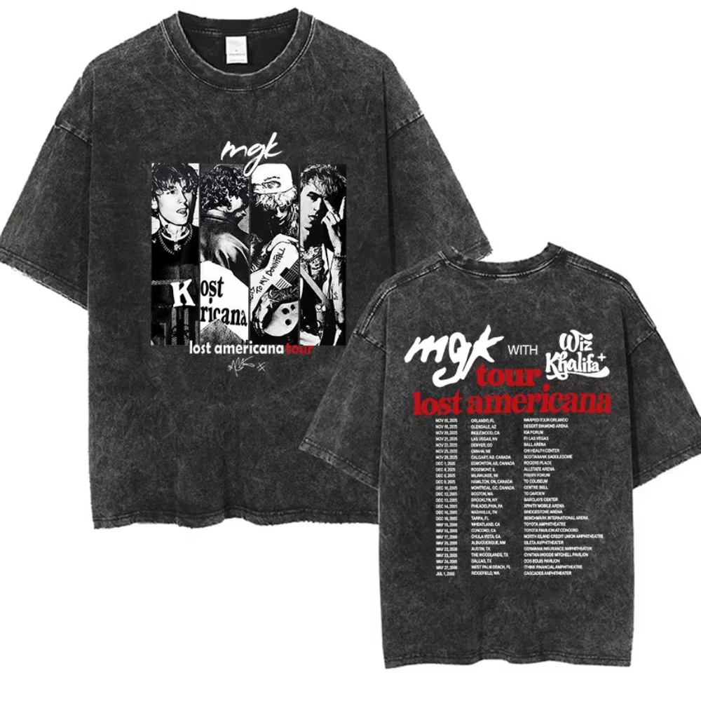 Machine Gun Kelly MGK Lost Americana Tour 2026 Vintage Washed T