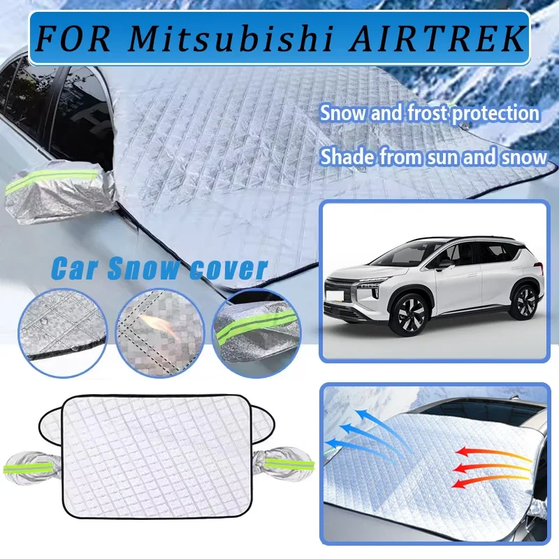 

Thickened Car Now Sunshade Windshield Cover With 5/9 Magnets UV Protection Anti Snowboard Sunlight For Mitsubishi AIRTREK