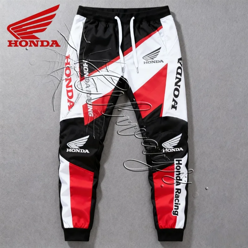 

2026 Honda Racing New Design Motorcycle Suit Men's Outdoor MOTO Off Road Mountain Bike Speed Drying Pants Sports Sunscreen Pants