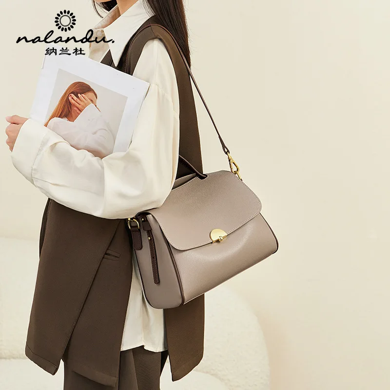 New Women Leather Large-capacity Fashion Shoulder Bag High-quality Versatile Temperament Handbag