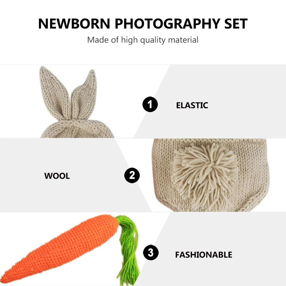 Clothing Rabbit Photography Toddler Newborn Dress Baby Yarn Costume Easter Supplies
