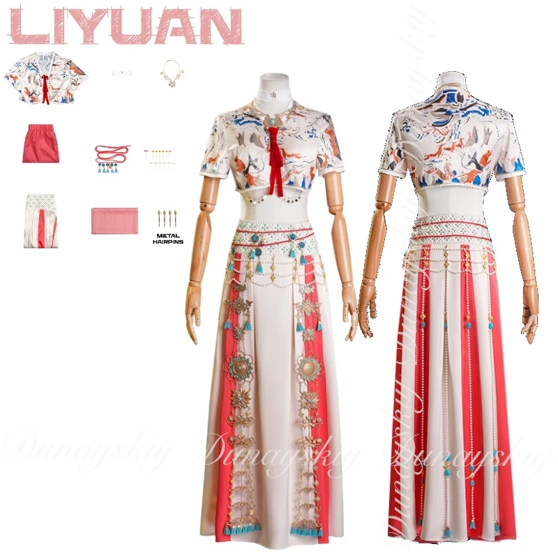 

WHERE WINDS MEET Game Young Master Xia Cosplay With The Liyuan Sect School Uniforms In Liyuan Sects Cosplay Costume Full Of Suit