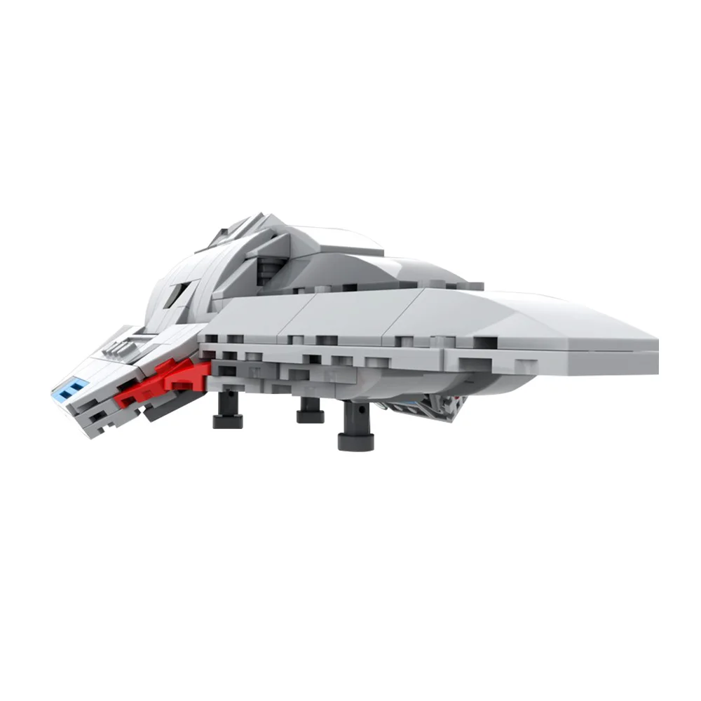 MOC-187931 Space Trek Voyager The Delta Flyer Building Blocks Space Ship DIY Creative Toys Educational Children Gift