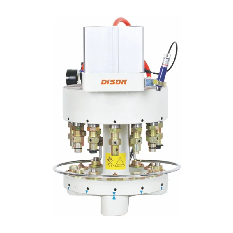 

DS-12-100 12 Heads Pneumatic Button Attaching Hole Sewing Making Machine