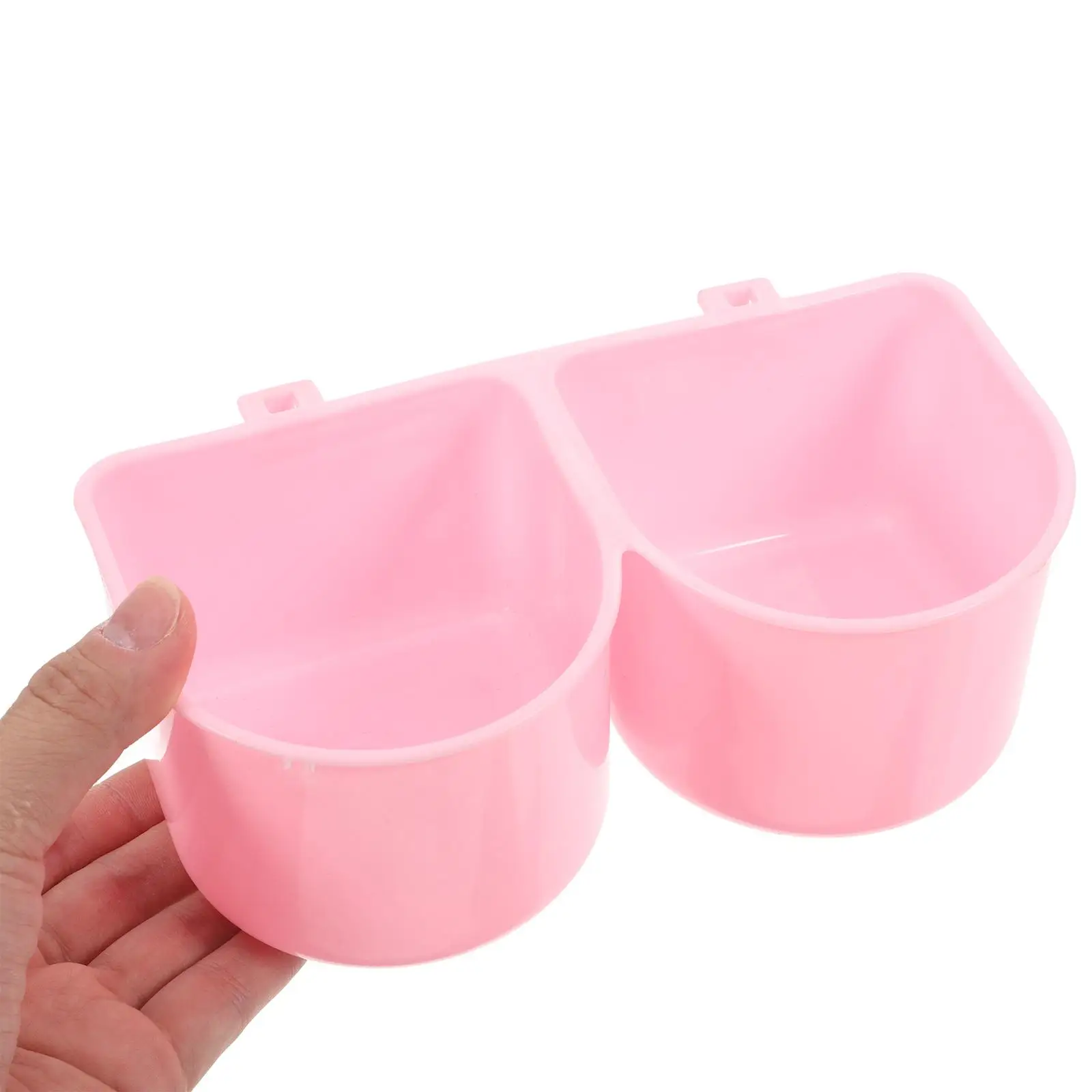 Pet Cage Bowl Dog Crate Bowls Hanging Bird Feeder Cups Water Bunny Food Box Adjustable Small Animal Feeder Pet Feeding
