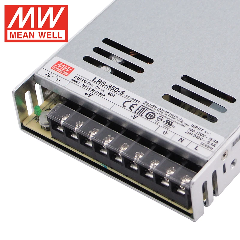 Meanwell LRS Széria industral Belefoglalt switching áram Ajánlattétel kimenet 5V 12v 24V 48V Egyenáram SMPS Szülőok számára ledes csík LRS-350