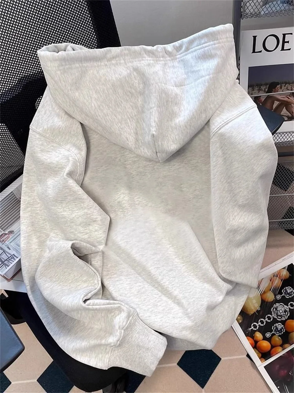 Frühling und Herbst, dünn, neuer Charme, Modetrends, vielseitig, lässig, locker, fauler Wind, 2025, neues süßes Mädchen, Reißverschluss, lustiger Katzendruck