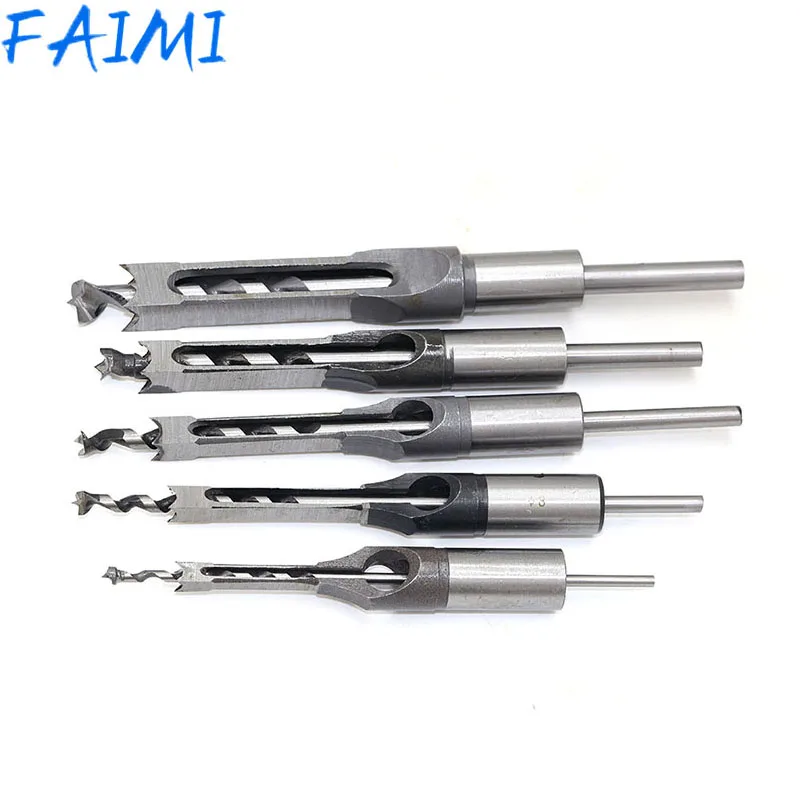 Twist drill bit woodworking drill group square mortise drill groups quare hole lengthened saw cricut  Milling cutter for wood